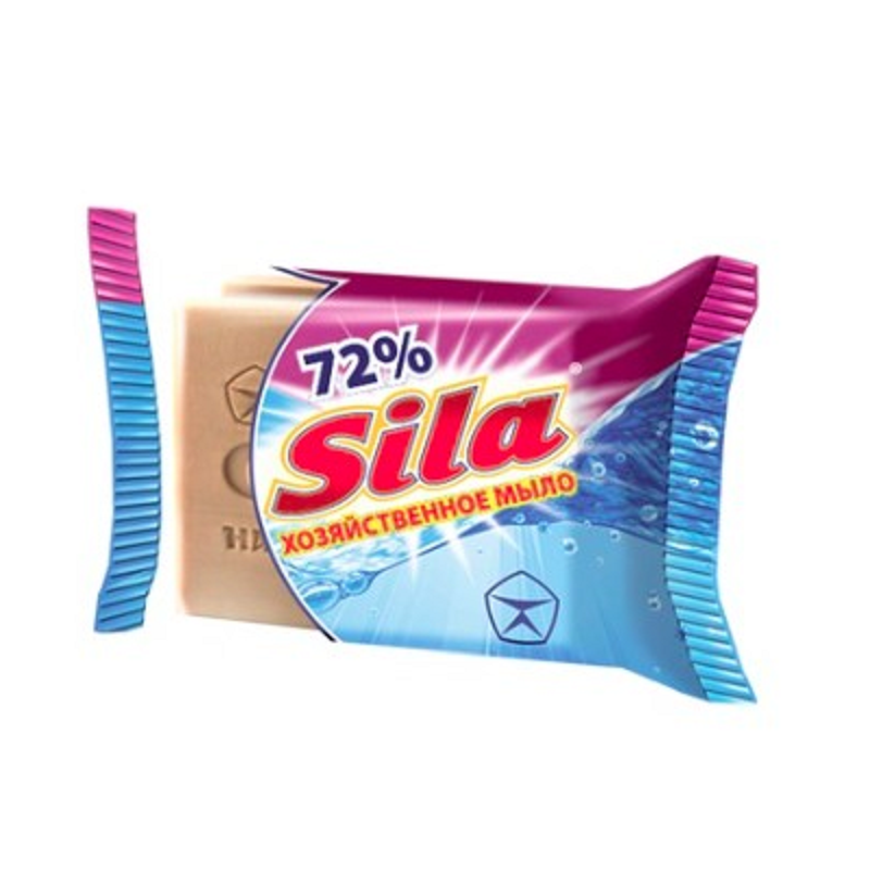 Господарське мило Sila 72% з відбілювальним ефектом 200 г (4820023364356)